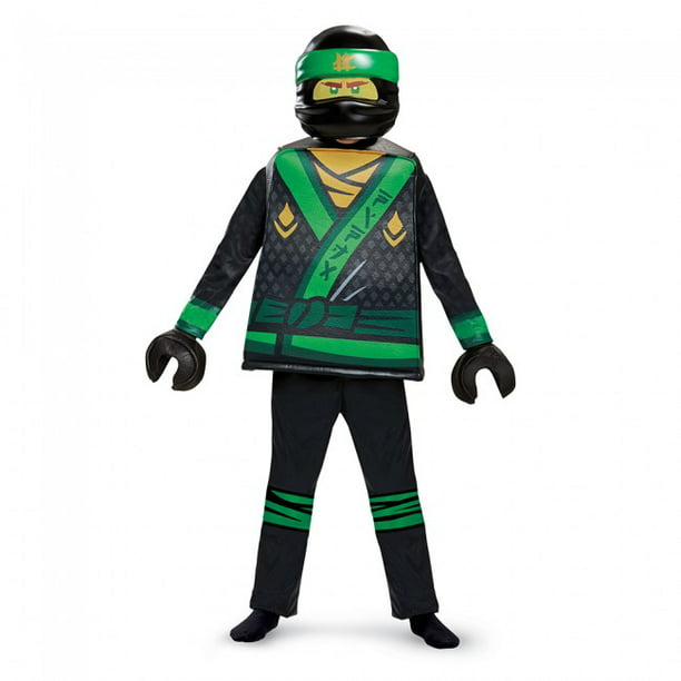 Ninja Cosplay Fancy Dress Clothes Set Kids Boys Ninjago Lloyd Kai Deluxe Costume